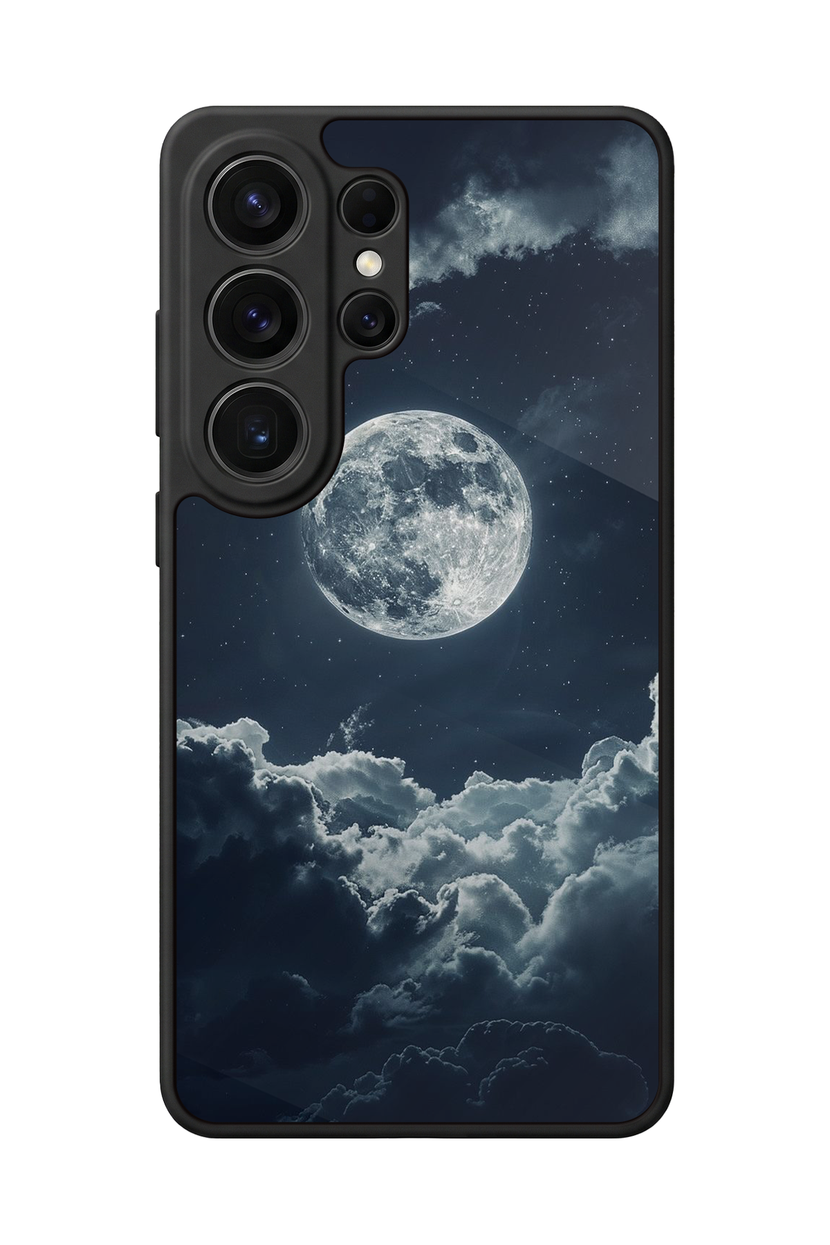 Samsung Galaxy S26 Ultra Uyumlu Ay Tasarımlı Glossy Premium Kılıf