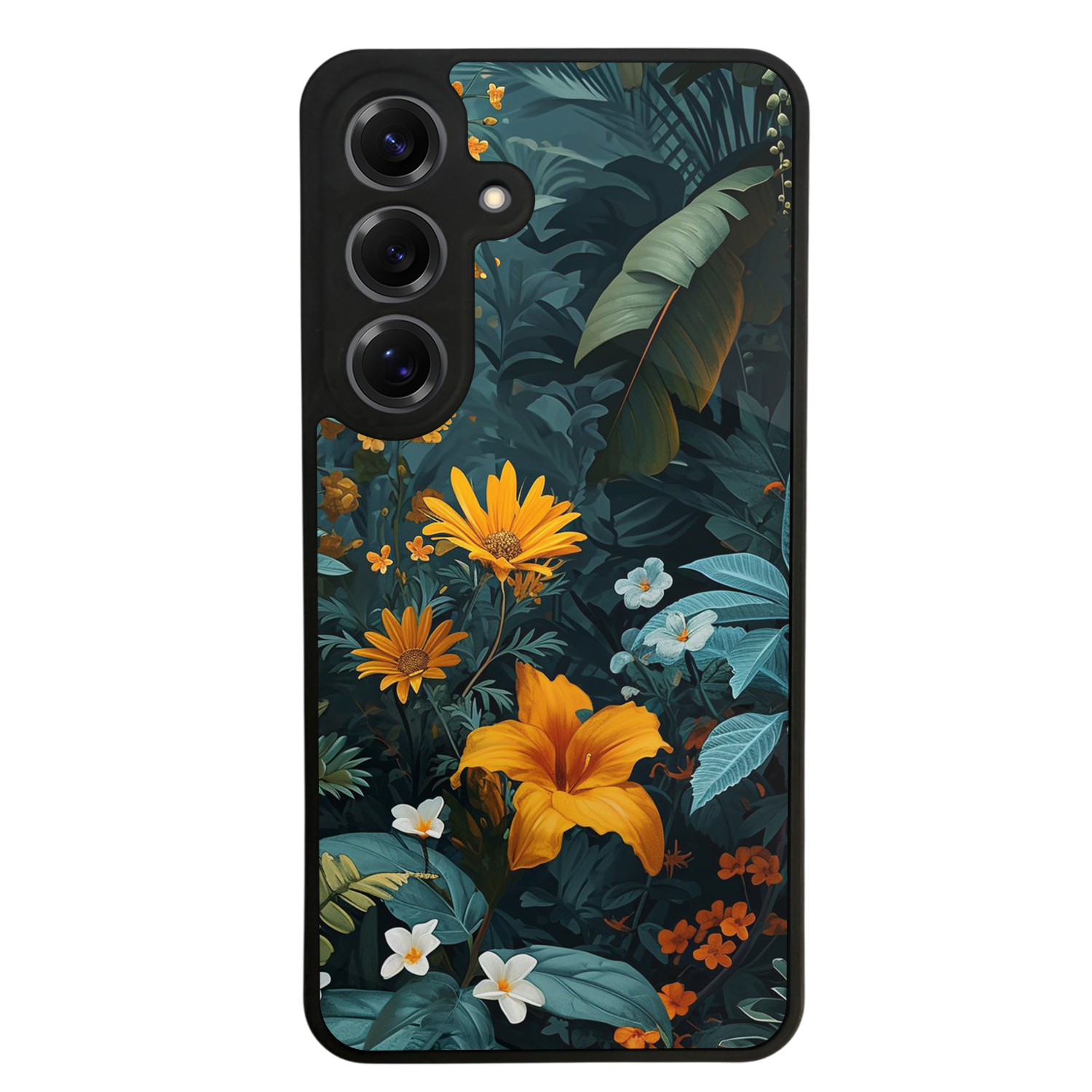 Samsung Galaxy S25 Uyumlu Botanik Tasarımlı Glossy Premium Kılıf