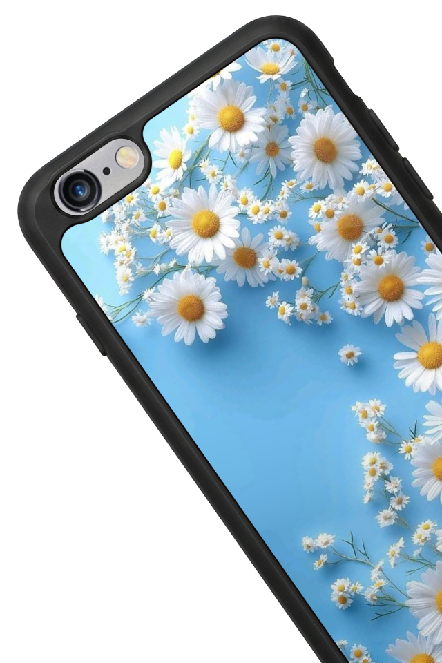 iPhone 6 Plus Uyumlu Cicek Tasarımlı Glossy Premium Kılıf