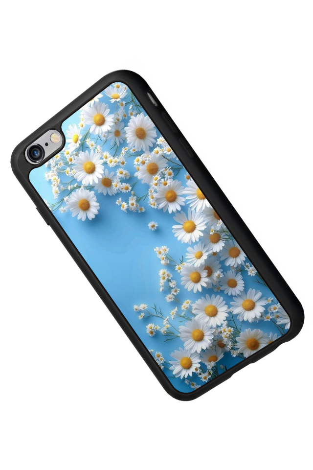 iPhone 6 Plus Uyumlu Cicek Tasarımlı Glossy Premium Kılıf