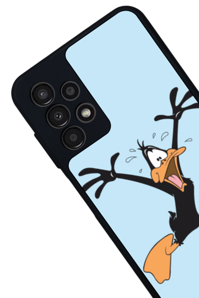 Samsung Galaxy A23 Uyumlu Daffy duck Tasarımlı Glossy Premium Kılıf
