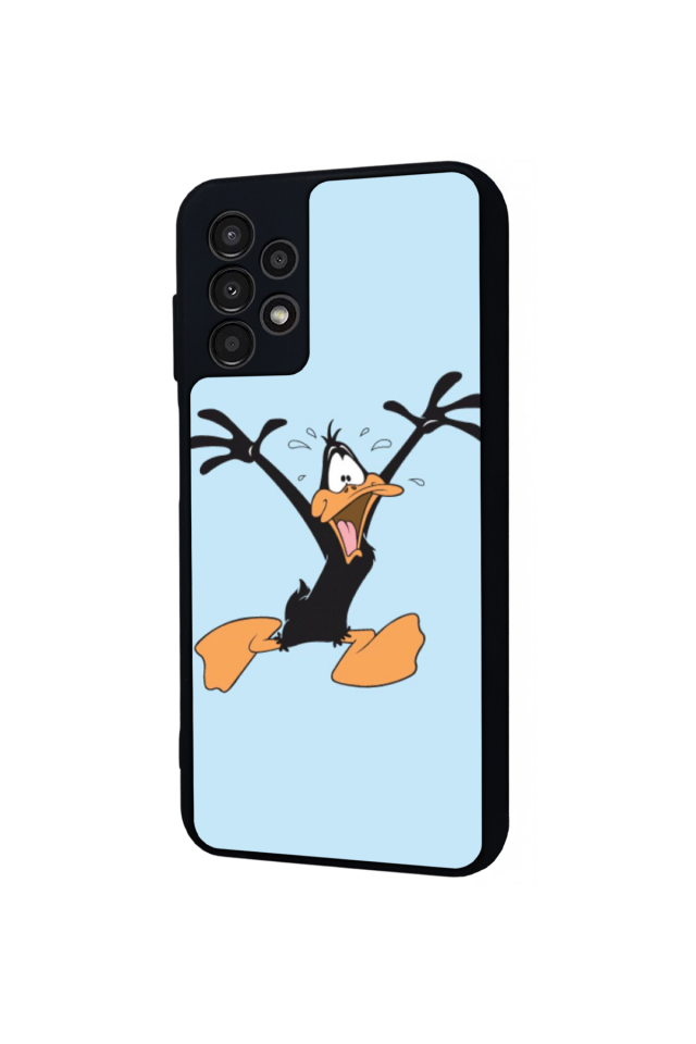 Samsung Galaxy A23 Uyumlu Daffy duck Tasarımlı Glossy Premium Kılıf