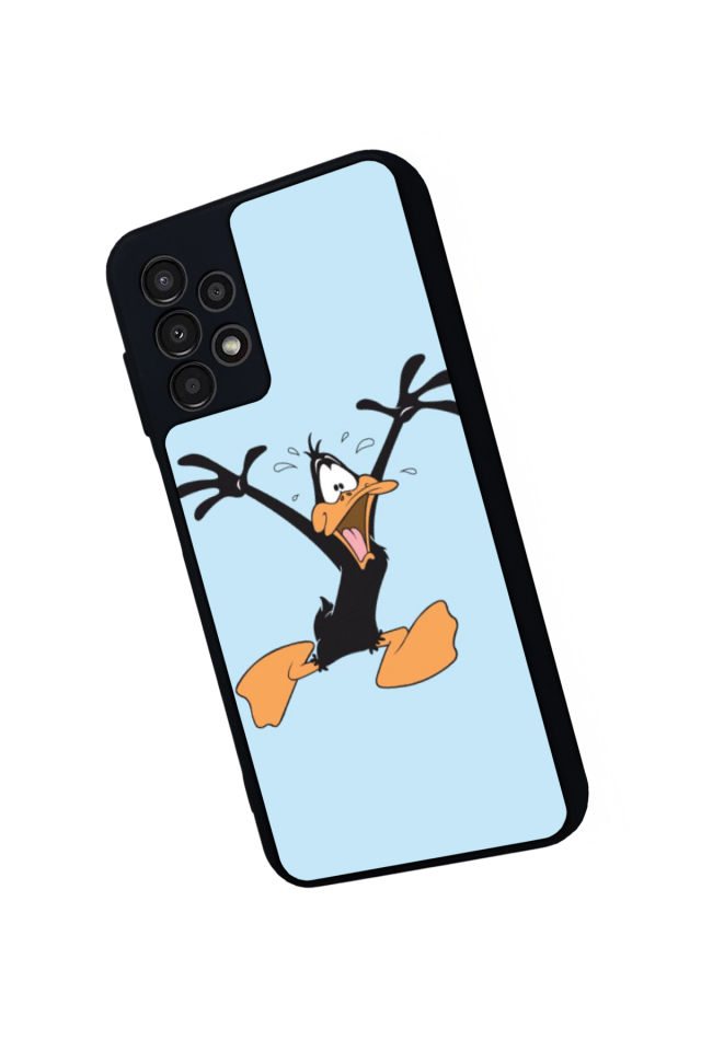 Samsung Galaxy A23 Uyumlu Daffy duck Tasarımlı Glossy Premium Kılıf