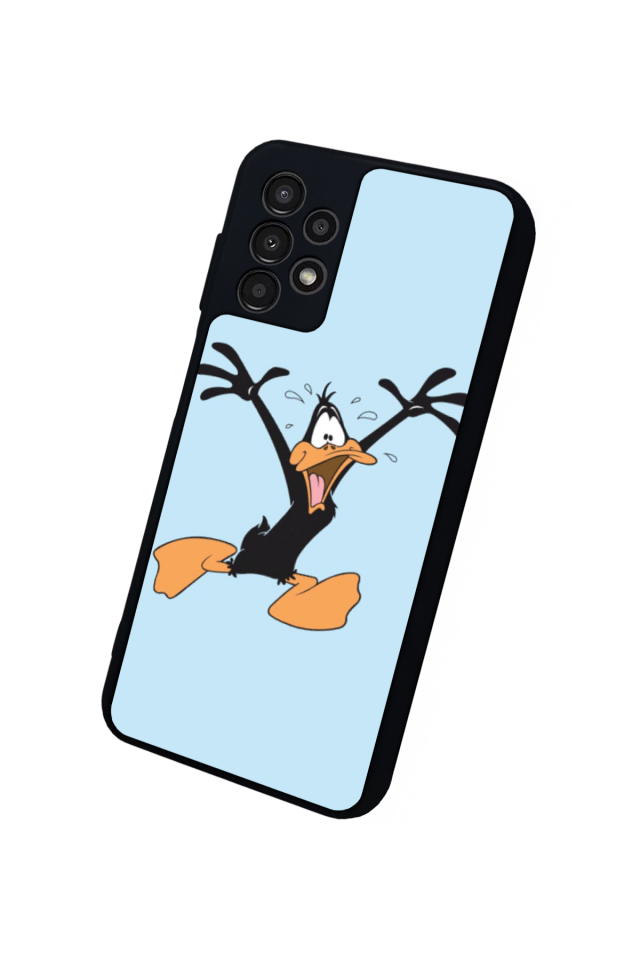 Samsung Galaxy A23 Uyumlu Daffy duck Tasarımlı Glossy Premium Kılıf