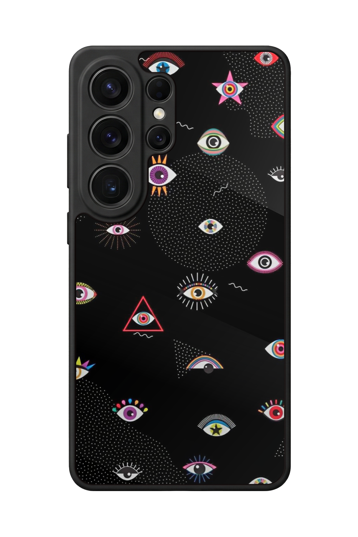 Samsung Galaxy S26 Ultra Uyumlu Göz Tasarımlı Glossy Premium Kılıf