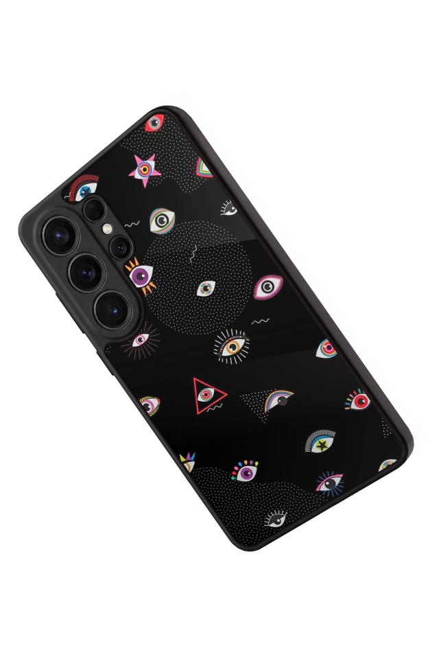 Samsung Galaxy S26 Ultra Uyumlu Göz Tasarımlı Glossy Premium Kılıf