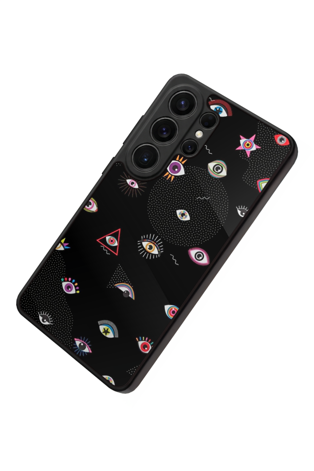 Samsung Galaxy S26 Ultra Uyumlu Göz Tasarımlı Glossy Premium Kılıf