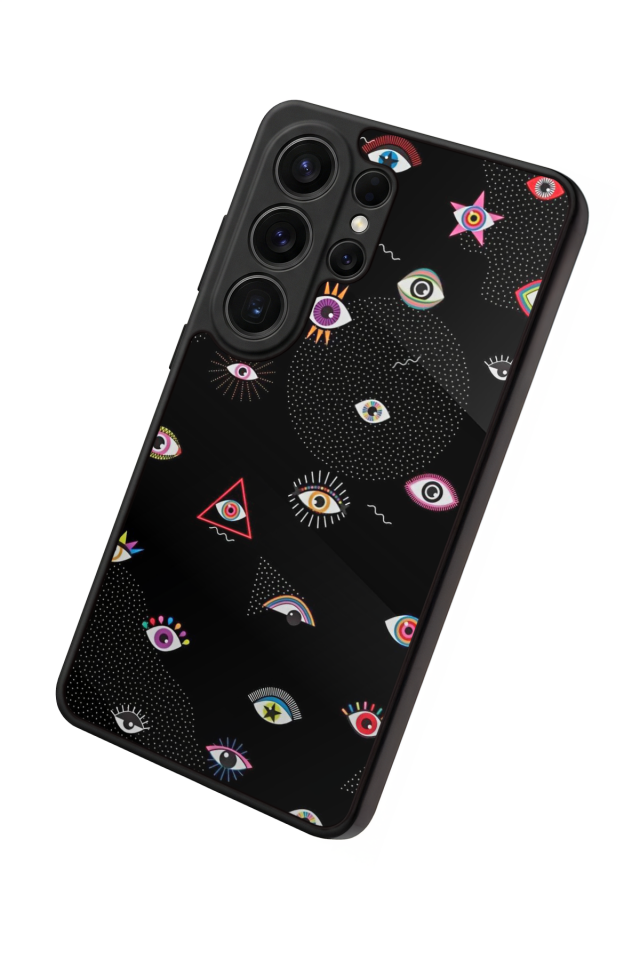 Samsung Galaxy S26 Ultra Uyumlu Göz Tasarımlı Glossy Premium Kılıf