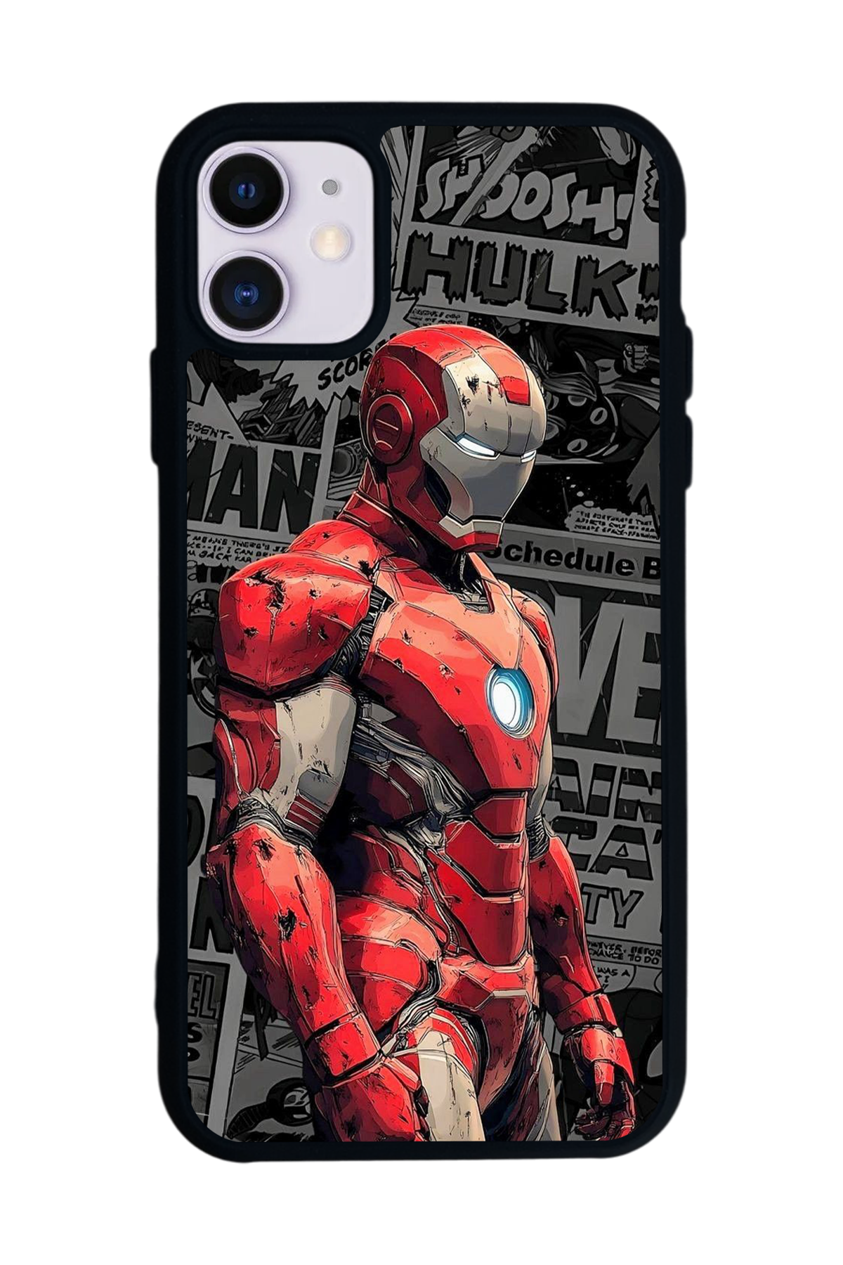 iPhone 11 Uyumlu Iron Man ( Demir Adam ) Tasarımlı Glossy Premium Kılıf