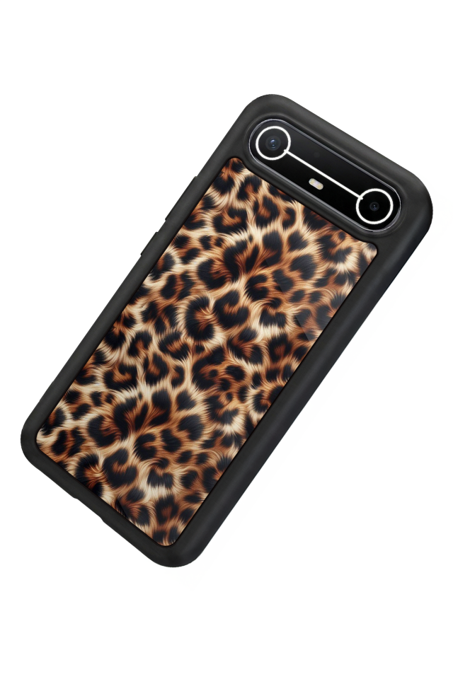 Tecno Spark Slim 5G Uyumlu Leopar Tasarımlı Glossy Premium Kılıf
