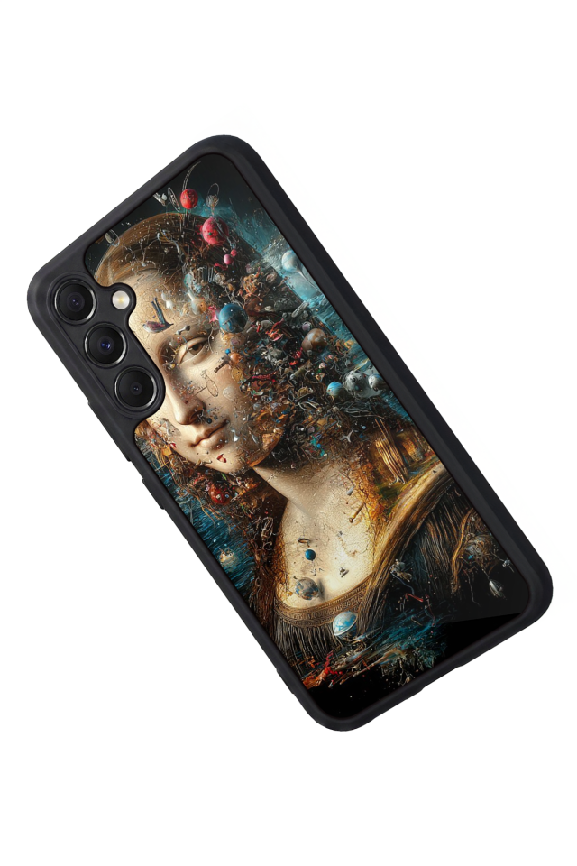 Samsung Galaxy M34 Uyumlu Monalisa Tasarımlı Glossy Premium Kılıf
