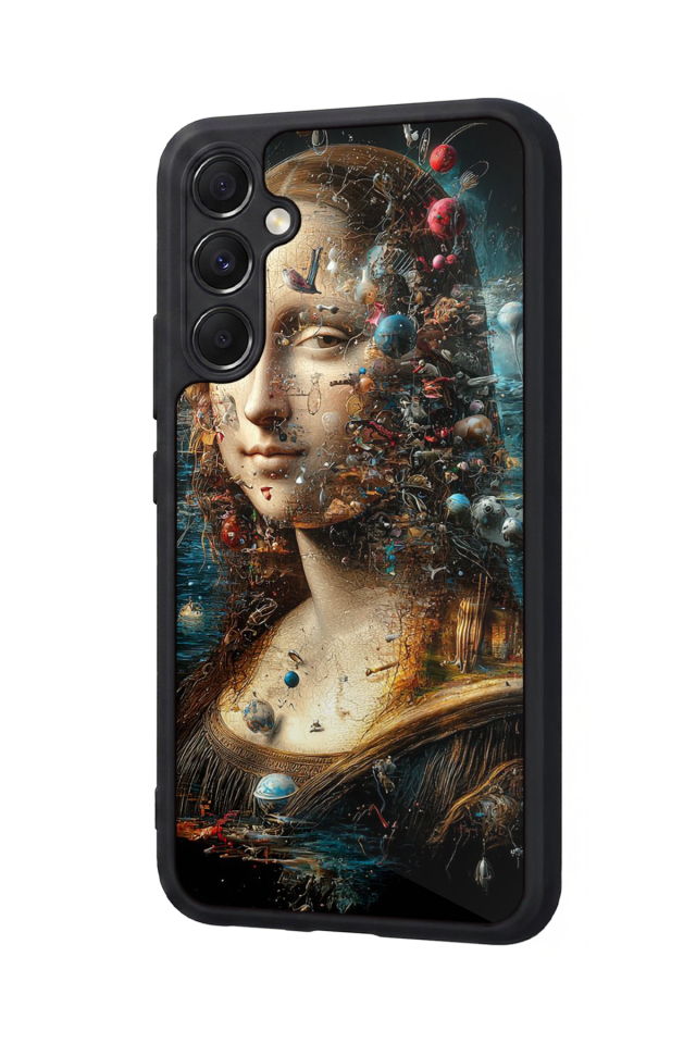 Samsung Galaxy M34 Uyumlu Monalisa Tasarımlı Glossy Premium Kılıf