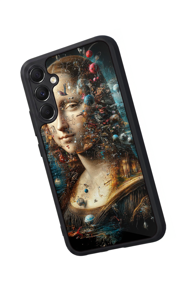 Samsung Galaxy M34 Uyumlu Monalisa Tasarımlı Glossy Premium Kılıf