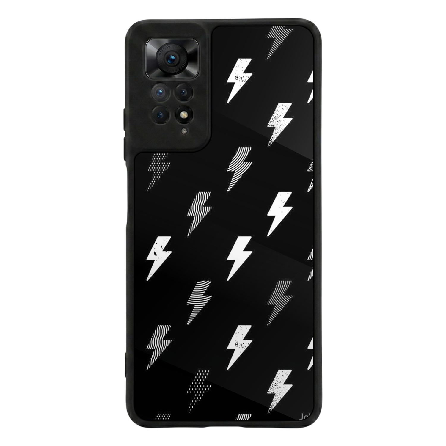 Xiaomi Redmi Note 12 Pro Uyumlu Simsek Tasarımlı Glossy Premium Kılıf