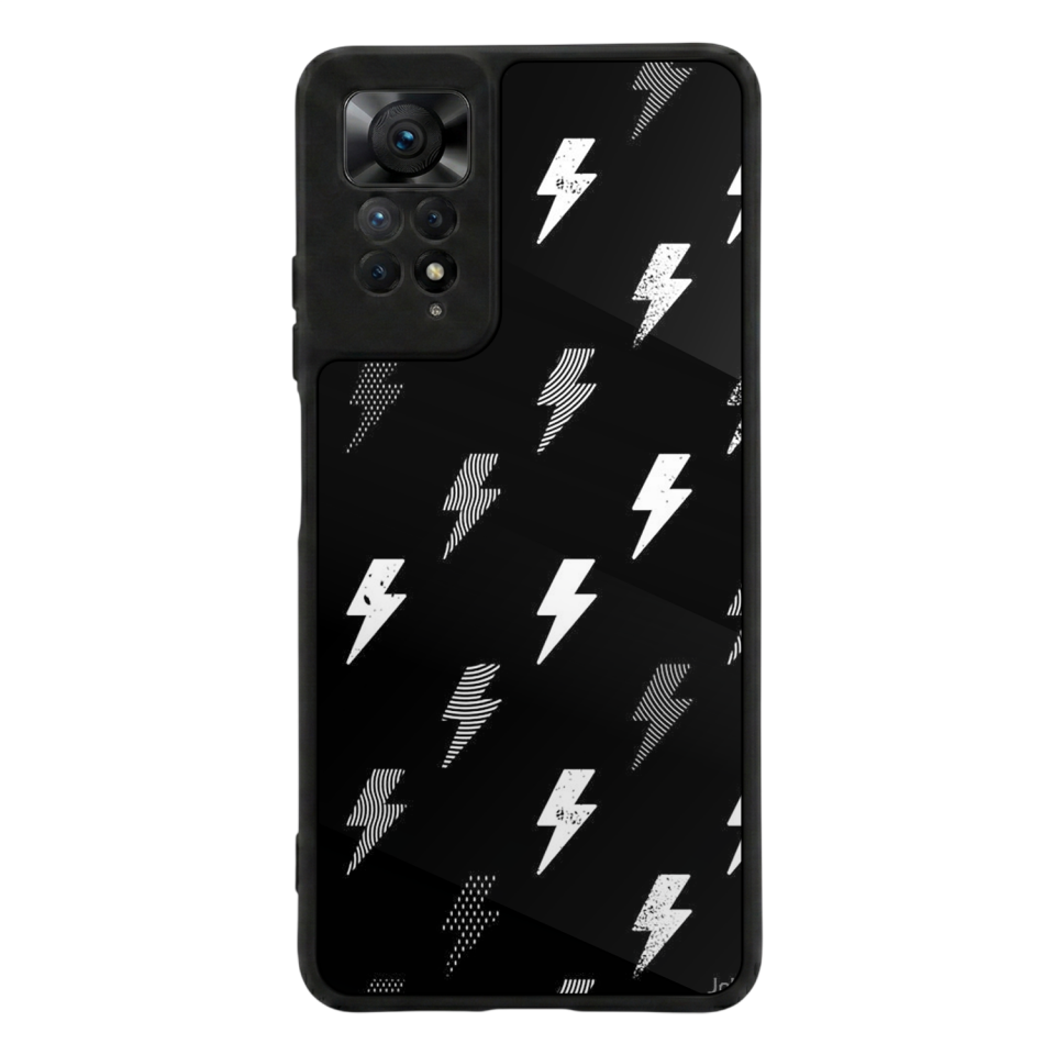 Xiaomi Redmi Note 12 Pro Uyumlu Simsek Tasarımlı Glossy Premium Kılıf