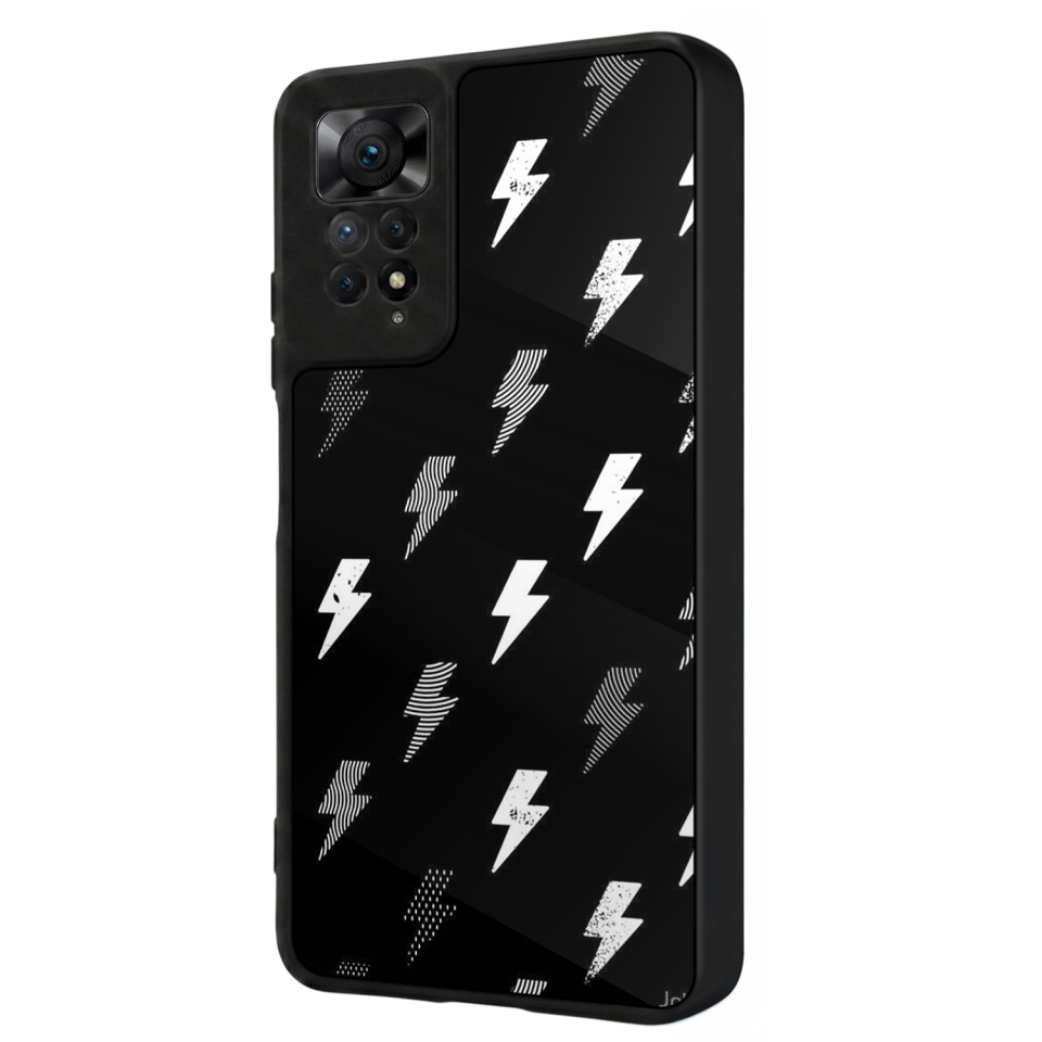 Xiaomi Redmi Note 12 Pro Uyumlu Simsek Tasarımlı Glossy Premium Kılıf