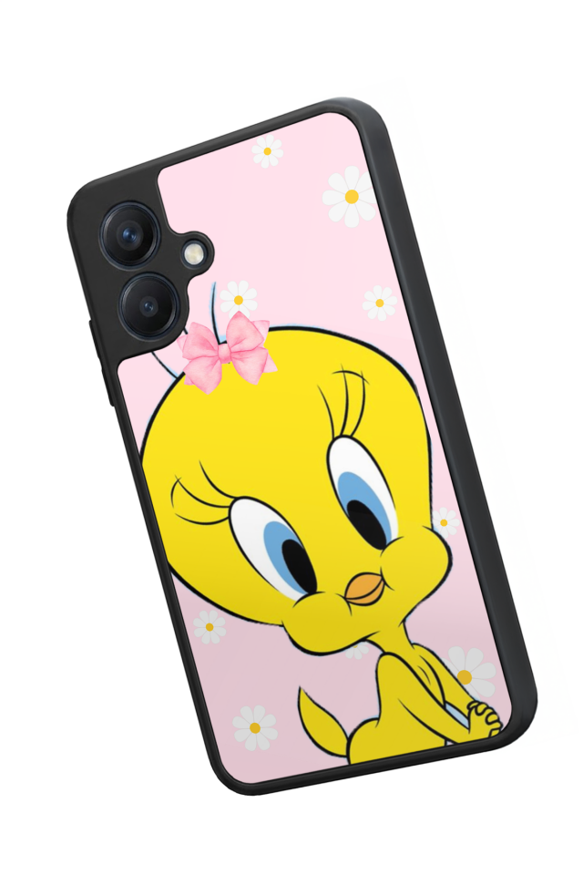 Samsung Galaxy A07 Uyumlu Tweety Tasarımlı Glossy Premium Kılıf