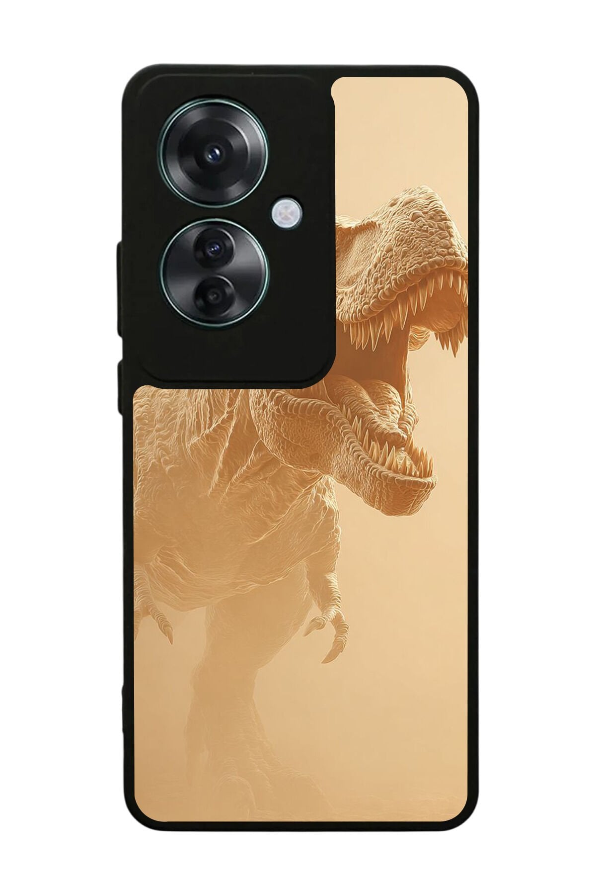 Oppo Reno 11F Uyumlu Dinazor Tasarımlı Glossy Premium Kılıf