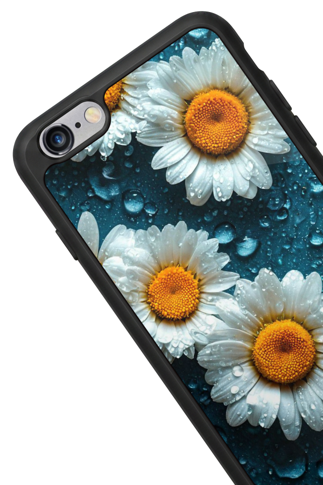 iPhone 6 Plus Uyumlu Cicek Tasarımlı Glossy Premium Kılıf