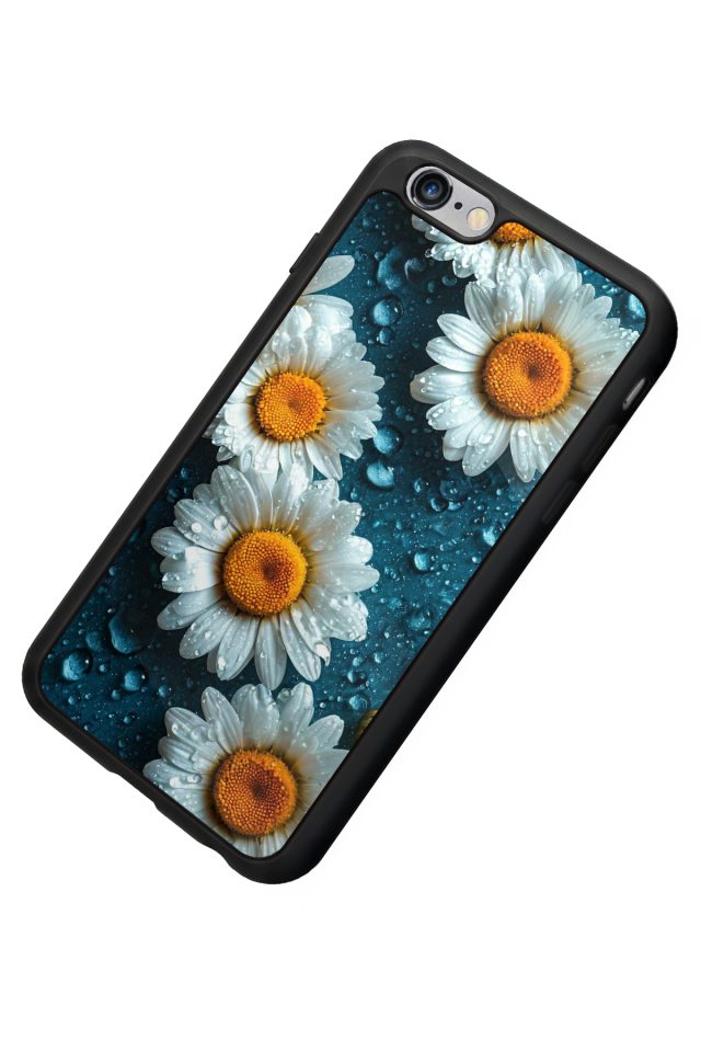 iPhone 6 Plus Uyumlu Cicek Tasarımlı Glossy Premium Kılıf