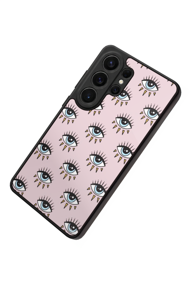 Samsung Galaxy S26 Ultra Uyumlu Göz Tasarımlı Glossy Premium Kılıf
