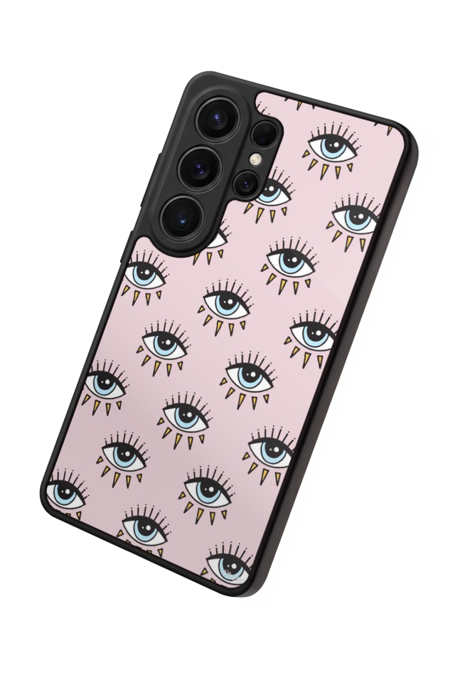 Samsung Galaxy S26 Ultra Uyumlu Göz Tasarımlı Glossy Premium Kılıf