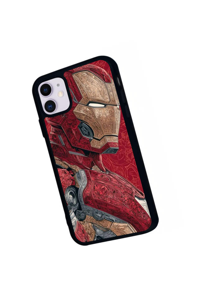 iPhone 11 Uyumlu Iron Man ( Demir Adam ) Tasarımlı Glossy Premium Kılıf