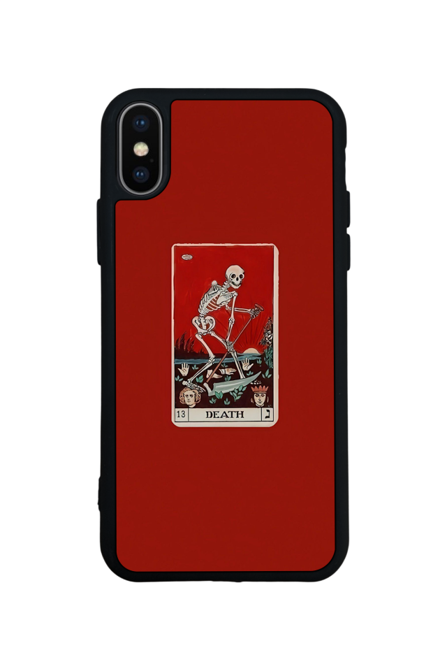 iPhone XS Max Uyumlu Kirmizi Tasarımlı Glossy Premium Kılıf