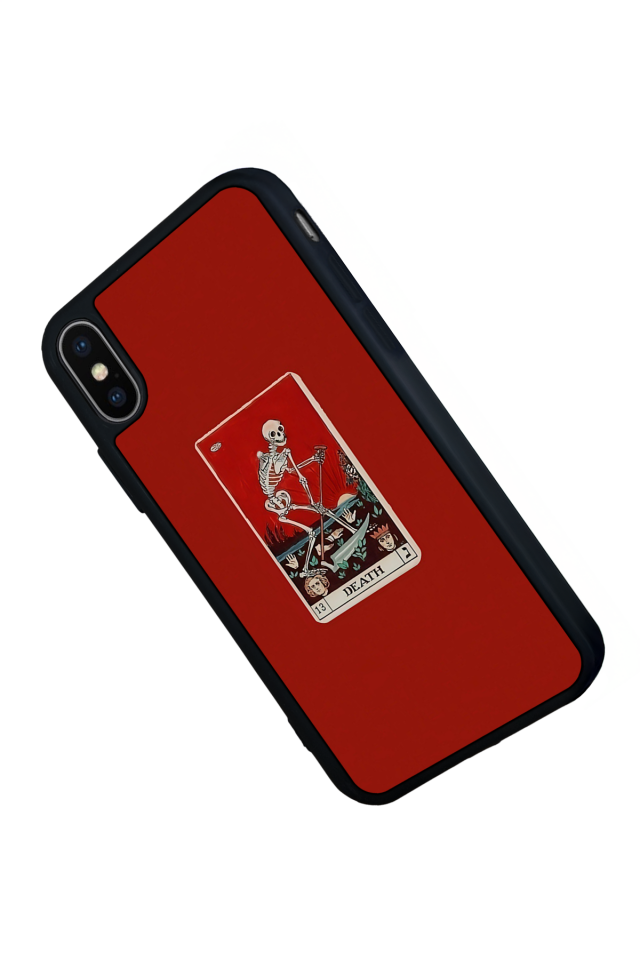 iPhone XS Max Uyumlu Kirmizi Tasarımlı Glossy Premium Kılıf