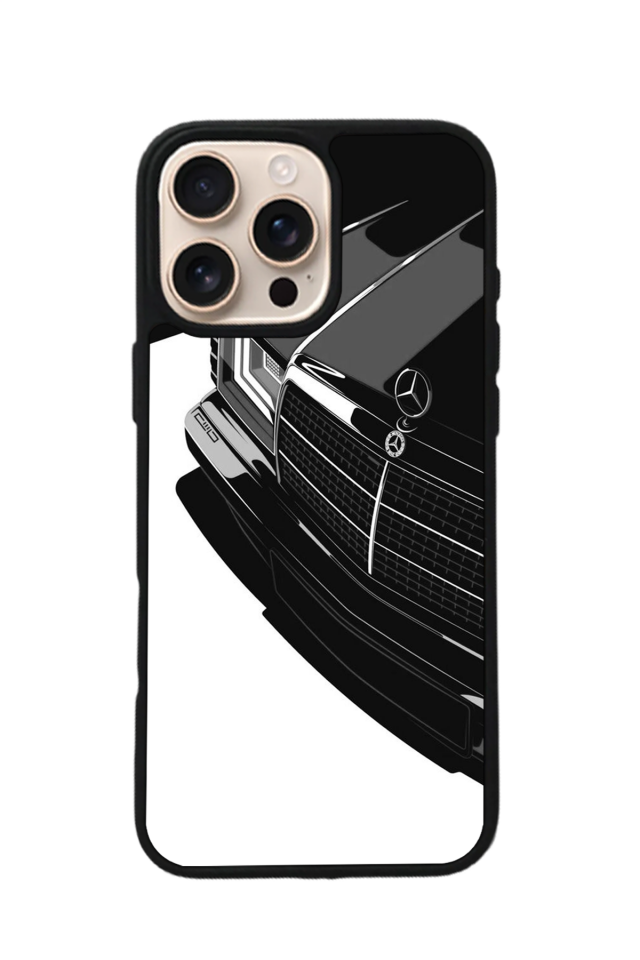 iPhone 16 Pro Uyumlu Mercedes Tasarımlı Glossy Premium Kılıf