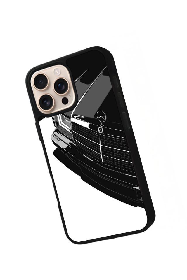 iPhone 16 Pro Uyumlu Mercedes Tasarımlı Glossy Premium Kılıf