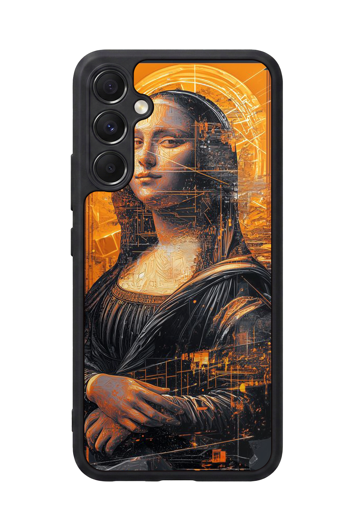 Samsung Galaxy M34 Uyumlu Monalisa Tasarımlı Glossy Premium Kılıf
