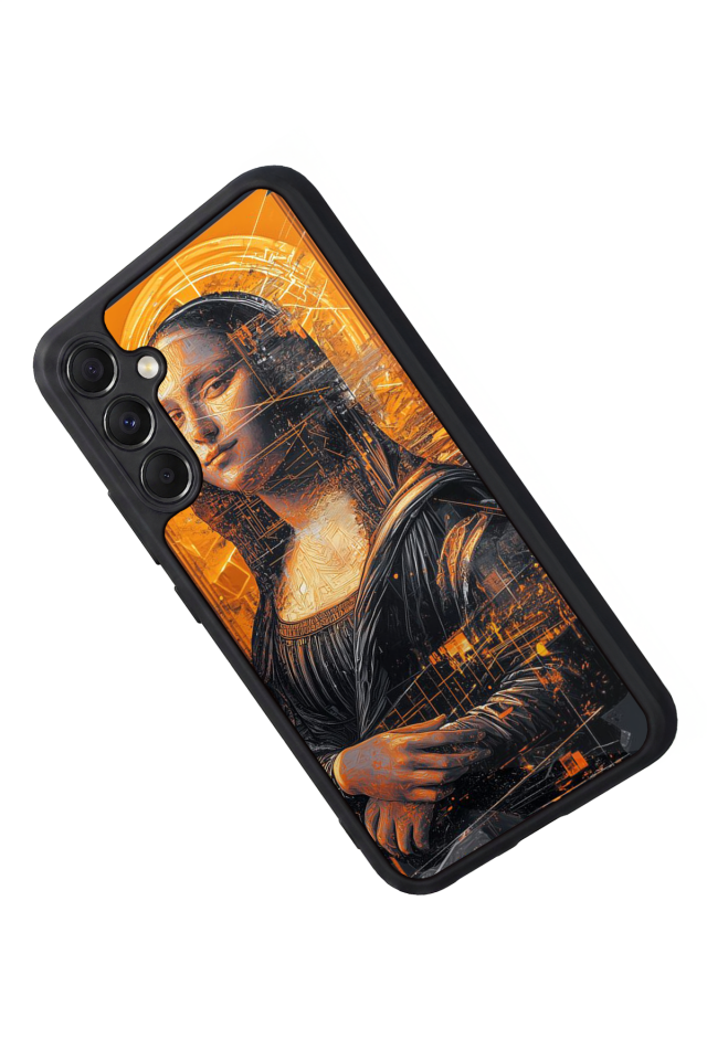 Samsung Galaxy M34 Uyumlu Monalisa Tasarımlı Glossy Premium Kılıf