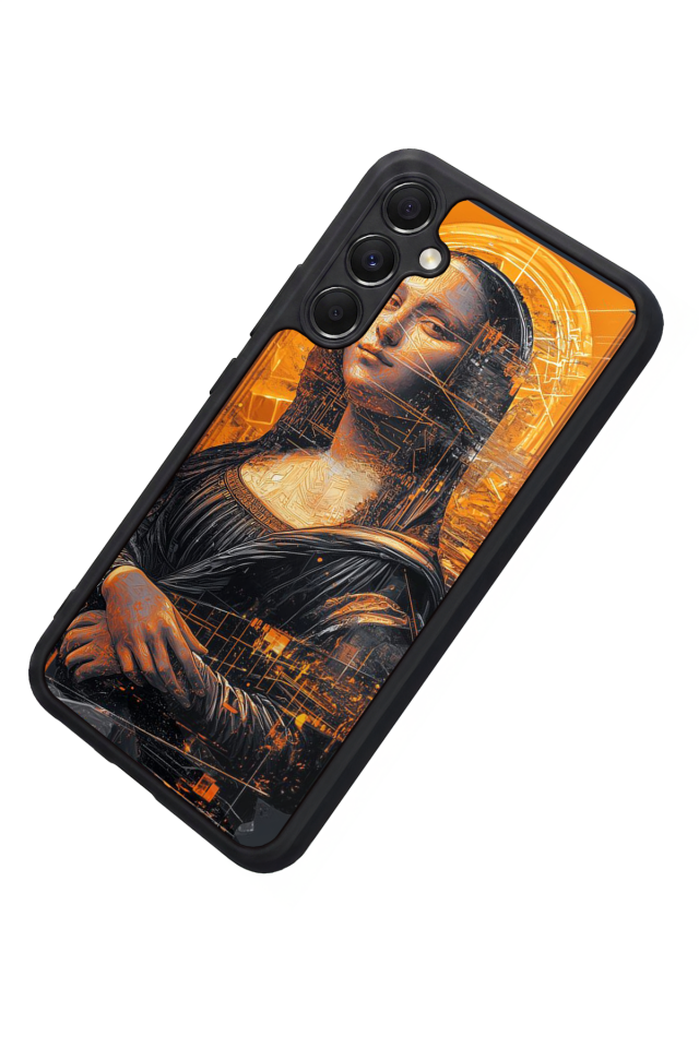 Samsung Galaxy M34 Uyumlu Monalisa Tasarımlı Glossy Premium Kılıf