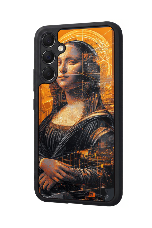 Samsung Galaxy M34 Uyumlu Monalisa Tasarımlı Glossy Premium Kılıf