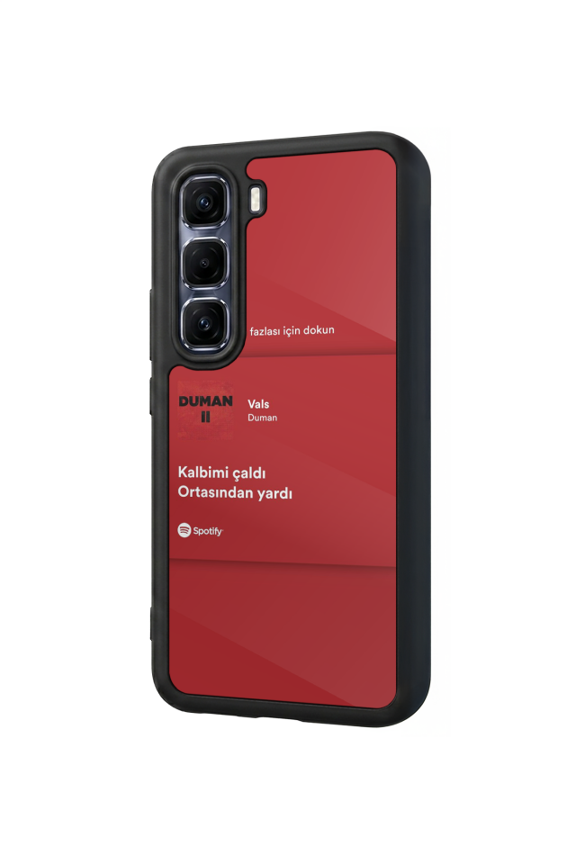 Infinix Hot 60 Pro Plus Uyumlu Sarki Sozleri Tasarımlı Glossy Premium Kılıf