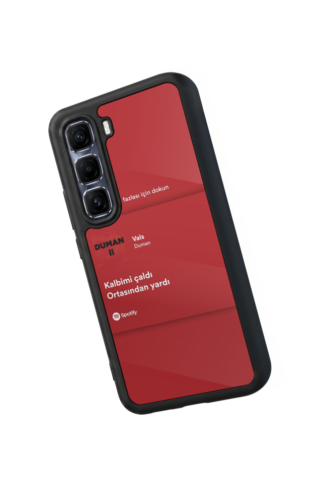 Infinix Hot 60 Pro Plus Uyumlu Sarki Sozleri Tasarımlı Glossy Premium Kılıf