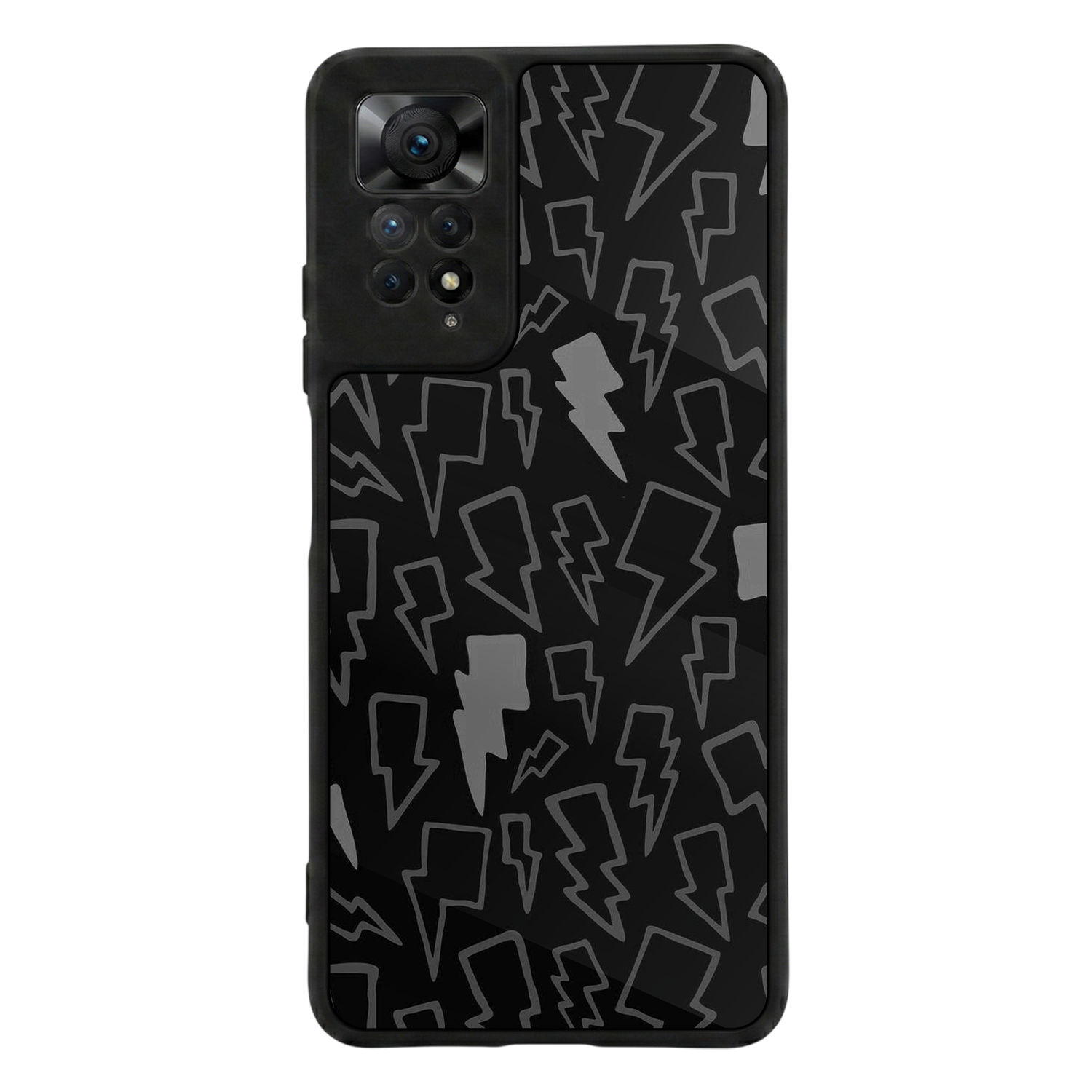 Xiaomi Redmi Note 12 Pro Uyumlu Simsek Tasarımlı Glossy Premium Kılıf