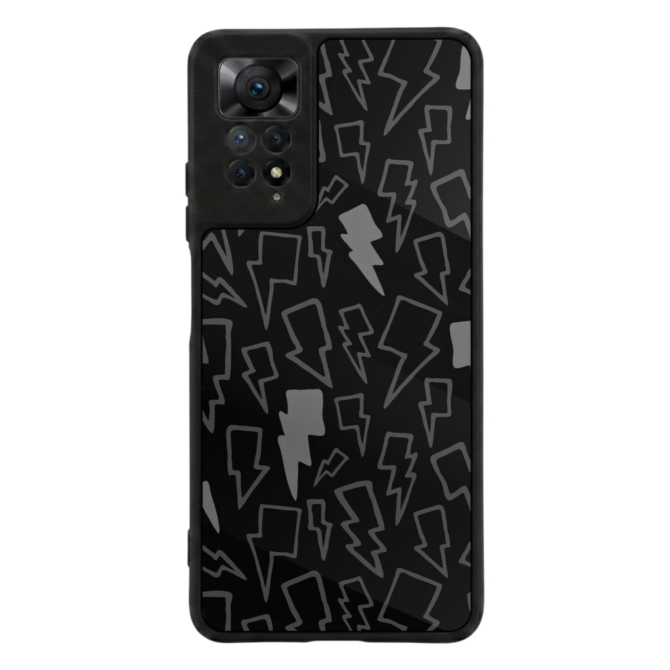 Xiaomi Redmi Note 12 Pro Uyumlu Simsek Tasarımlı Glossy Premium Kılıf