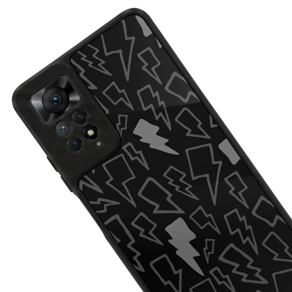 Xiaomi Redmi Note 12 Pro Uyumlu Simsek Tasarımlı Glossy Premium Kılıf