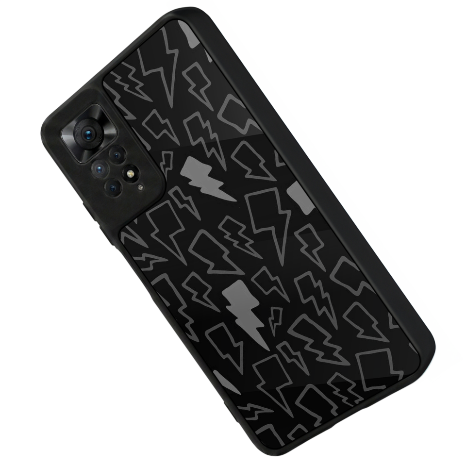 Xiaomi Redmi Note 12 Pro Uyumlu Simsek Tasarımlı Glossy Premium Kılıf