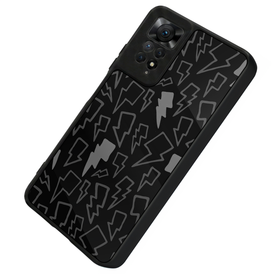 Xiaomi Redmi Note 12 Pro Uyumlu Simsek Tasarımlı Glossy Premium Kılıf