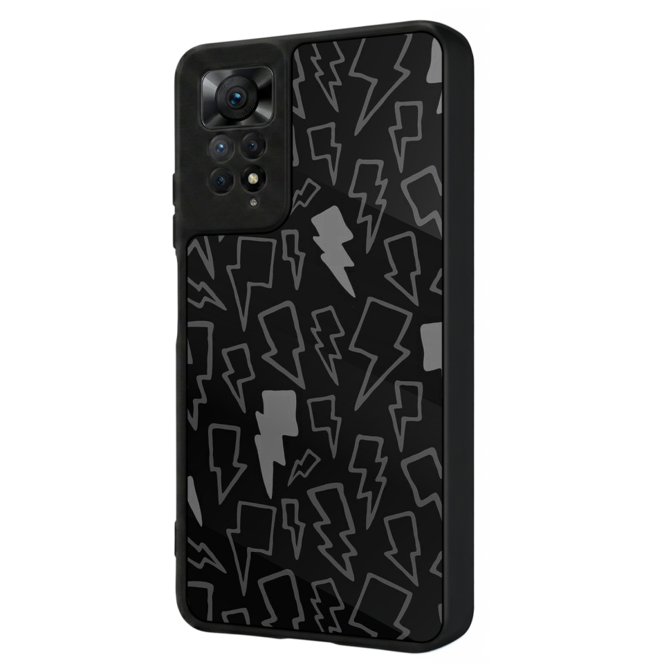 Xiaomi Redmi Note 12 Pro Uyumlu Simsek Tasarımlı Glossy Premium Kılıf