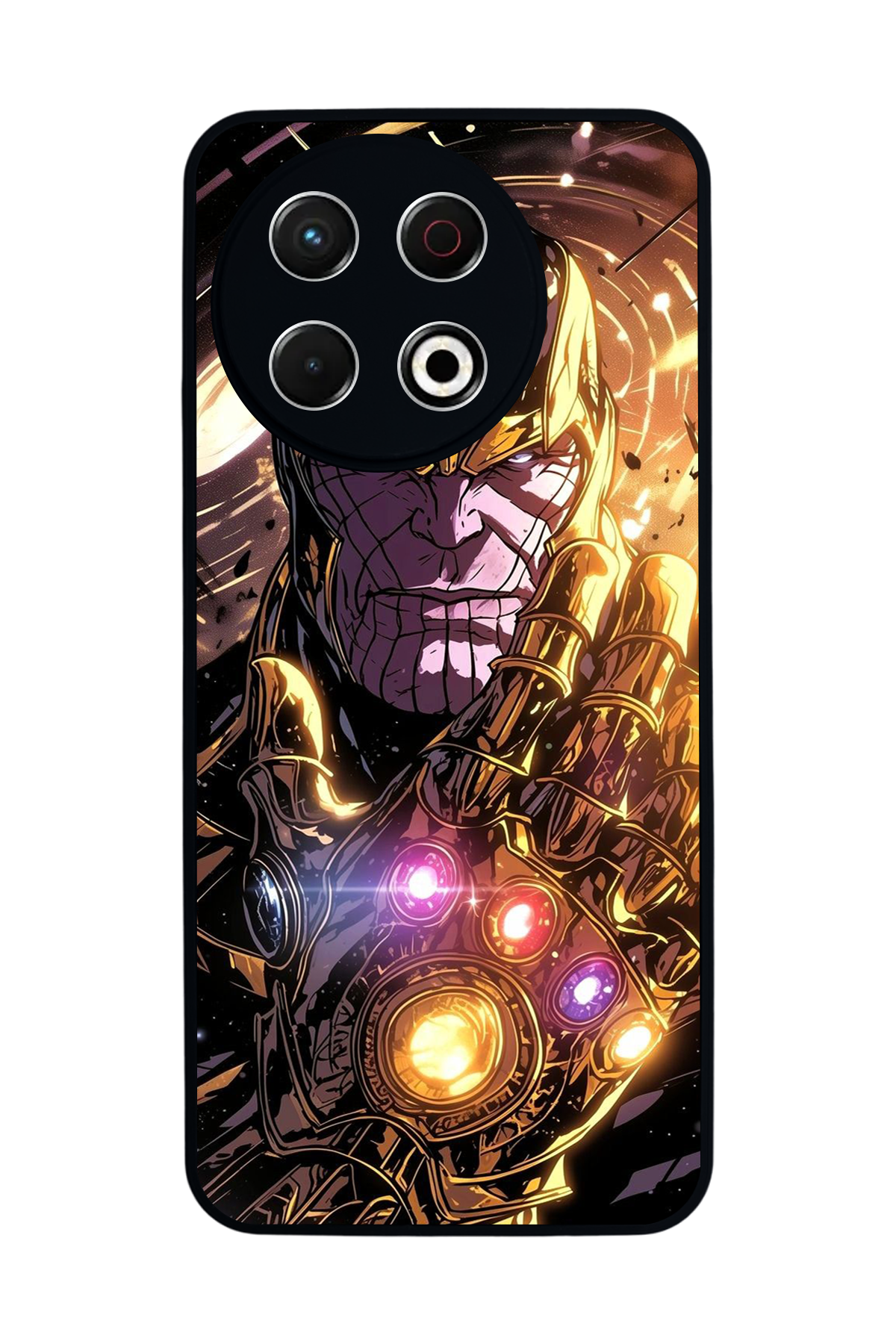 Tecno Spark 30 Pro Uyumlu Thanos Tasarımlı Glossy Premium Kılıf