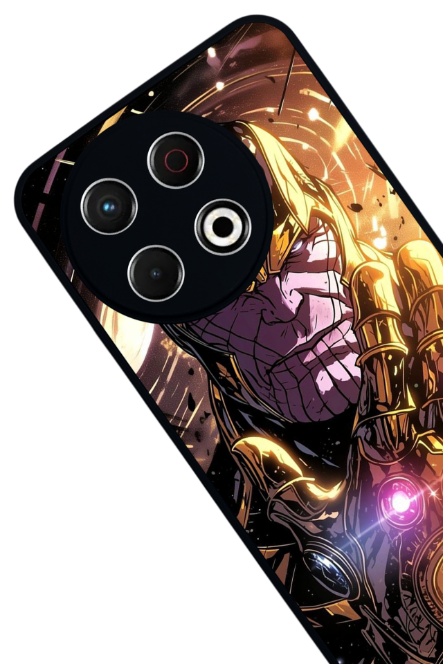 Tecno Spark 30 Pro Uyumlu Thanos Tasarımlı Glossy Premium Kılıf