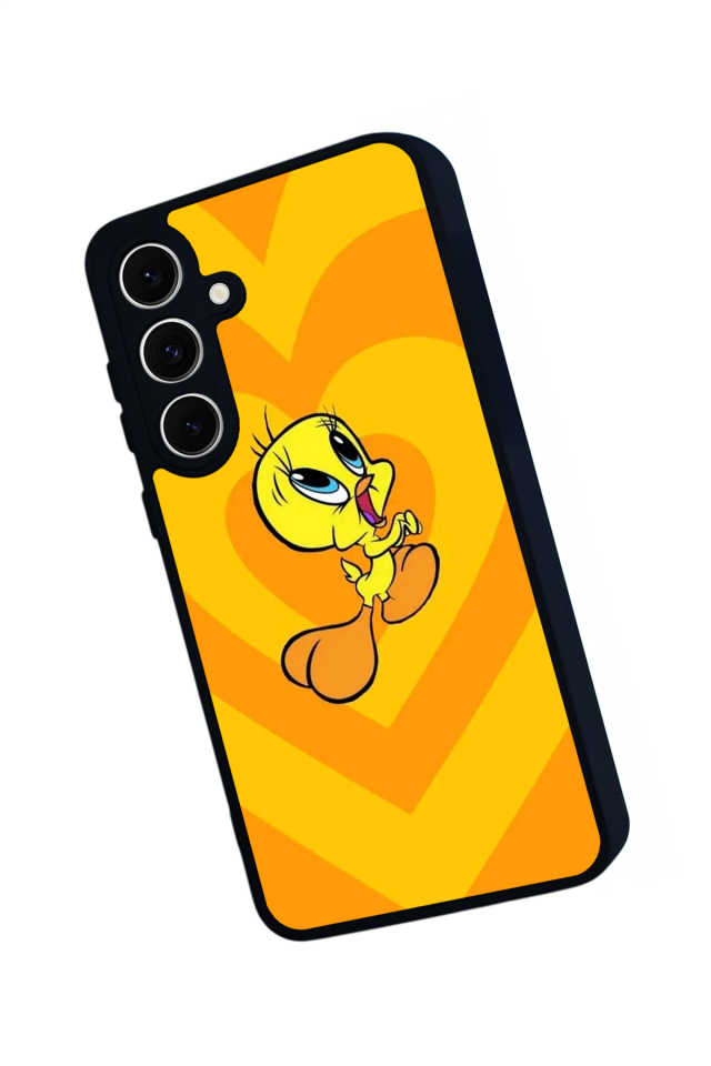 Samsung Galaxy A16 Uyumlu Tweety Tasarımlı Glossy Premium Kılıf