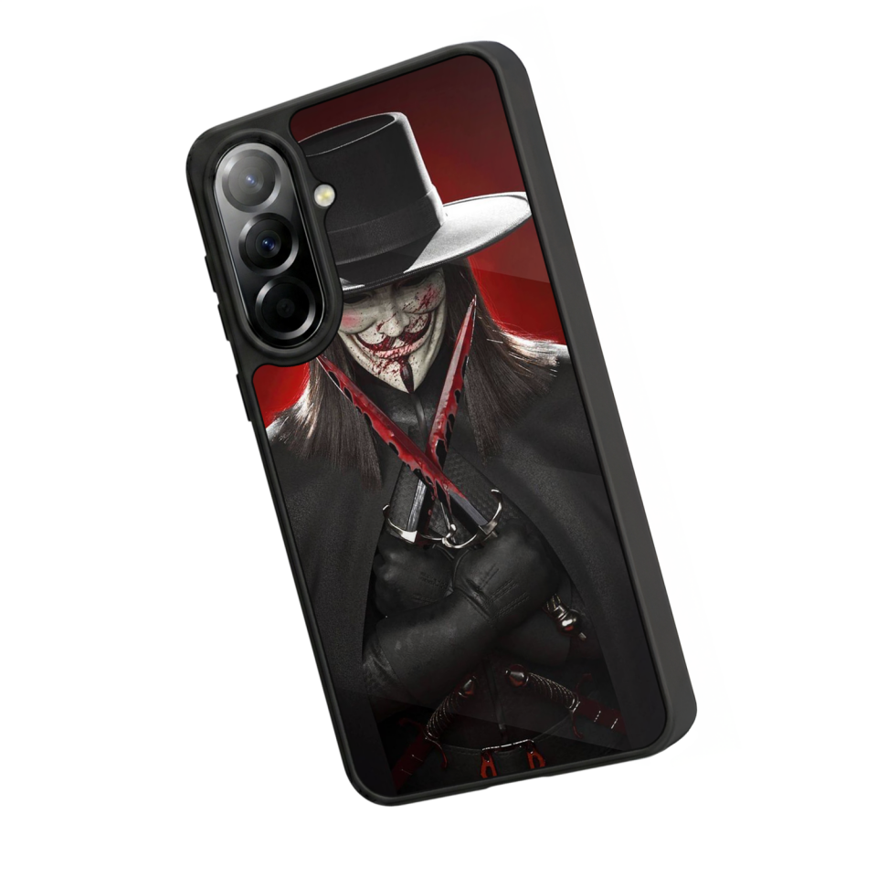 Samsung Galaxy A57 Uyumlu Vendetta Tasarımlı Glossy Premium Kılıf