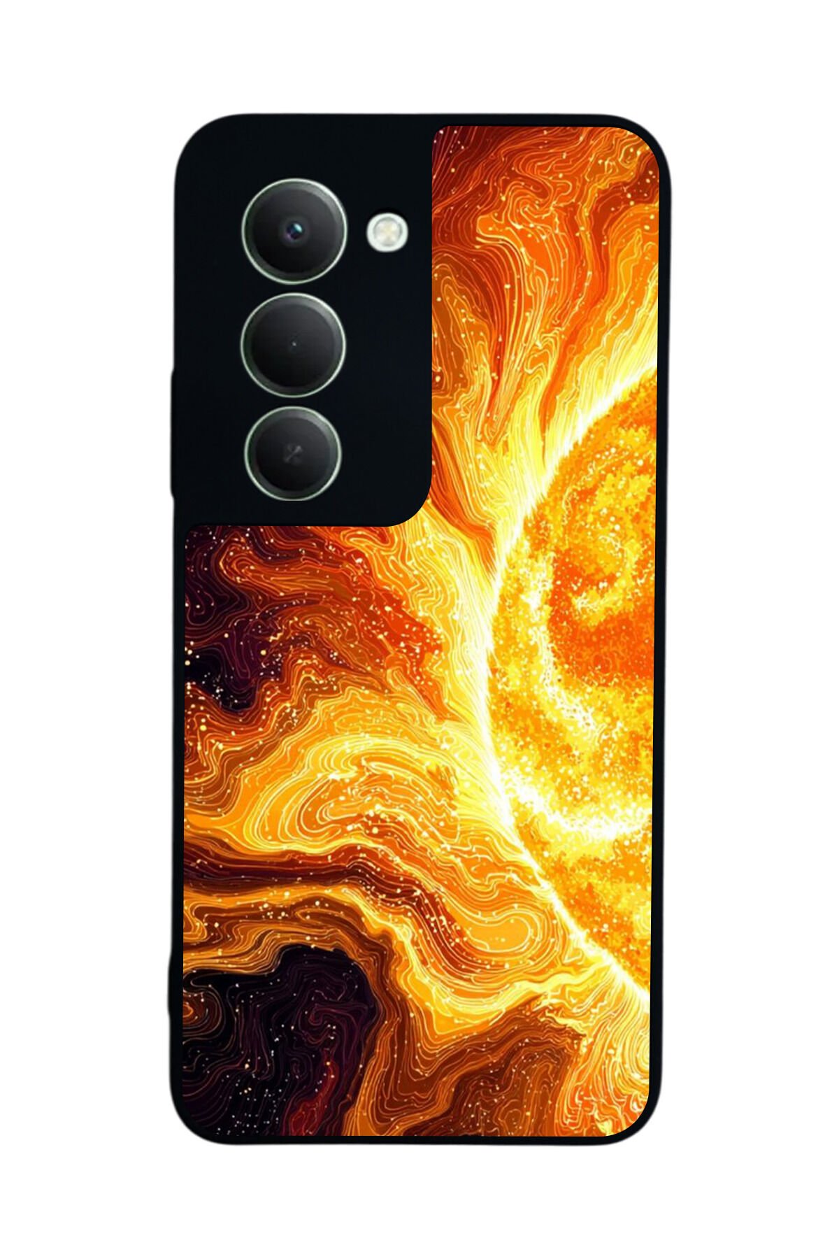 Xiaomi Redmi 15 5G Uyumlu Güneş Tasarımlı Glossy Premium Kılıf