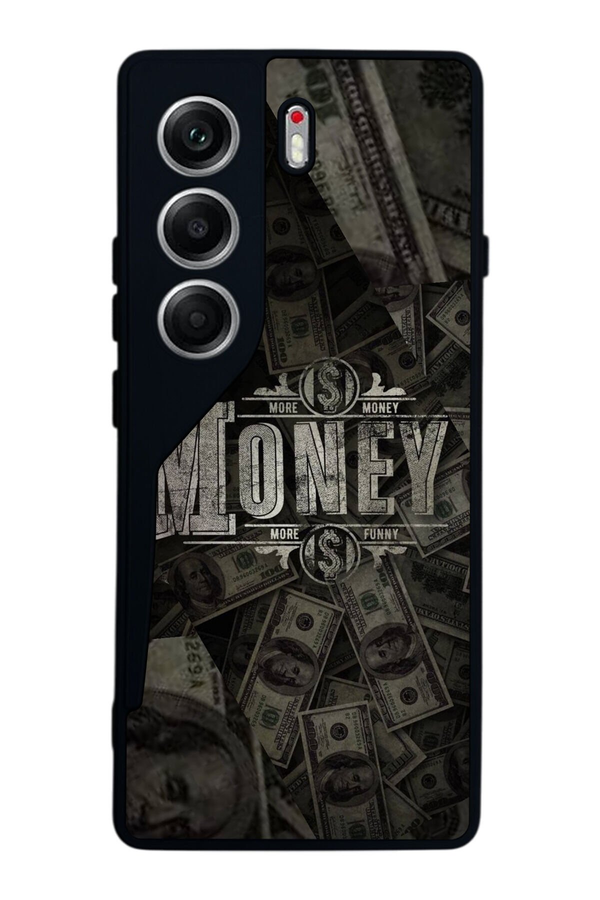 Tecno Camon 40 Uyumlu Money Para Tasarımlı Glossy Premium Kılıf