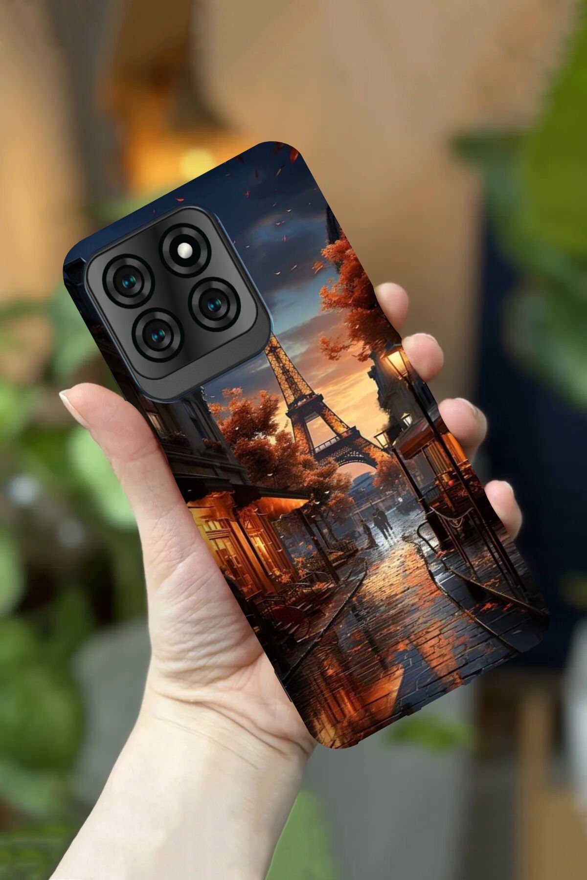 Reeder S71 Uyumlu Kamera Korumalı Paris Kulesi Desenli HD Baskılı Silikon Kılıf